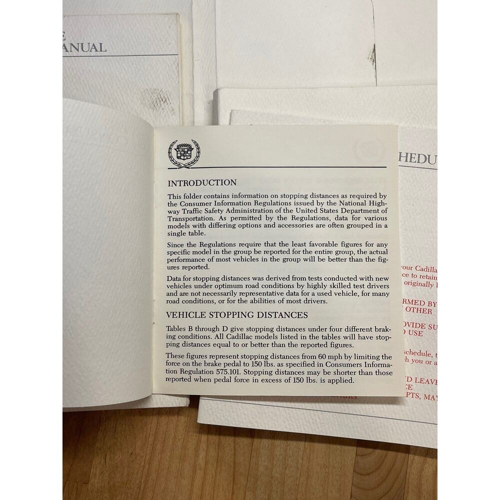 1983 Cadillac‎ Seville Owners Operator Manual Literature Including All Pictured - Picture 8 of 9